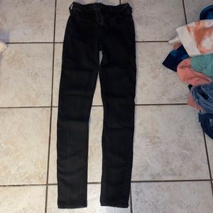 Hollister black jean leggings